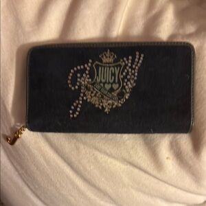 Juicy Couture Black Studded Wallet
